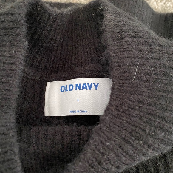 Old Navy Oversized Black large Sweater - Picture 4 of 5